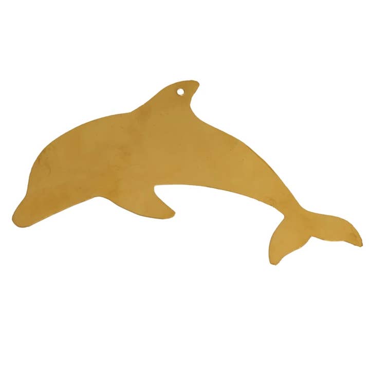 Decorazione murale delfino in ottone per la vendita all'ingrosso da parte di Collection Maroc