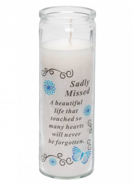 David Fischhoff Ltd – wholesale Votive candle – DF15807Y Sadly Missed Memorial 0