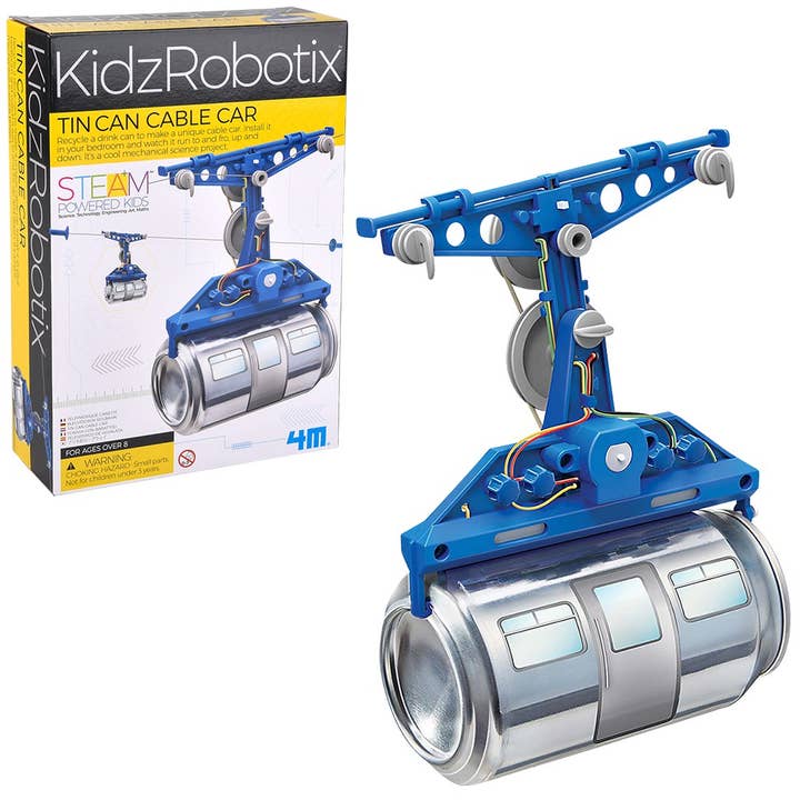 KidzRobotix /Tin Can Cable Car for wholesale by The Toy Network