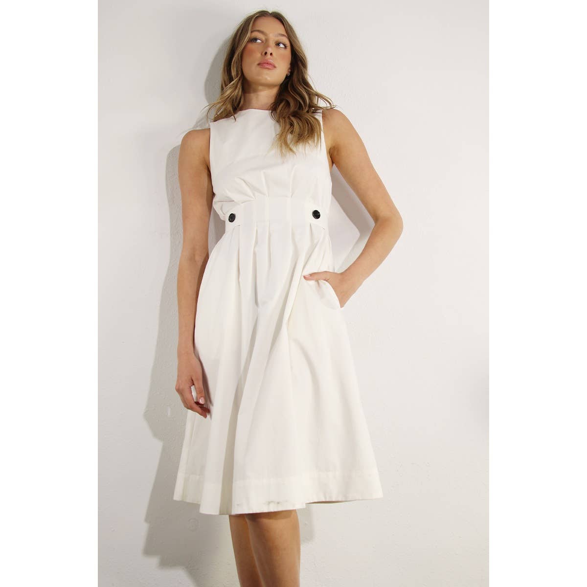 Mulla - Vente Robe – femme - ROBE PLISSÉE EN COTON24
