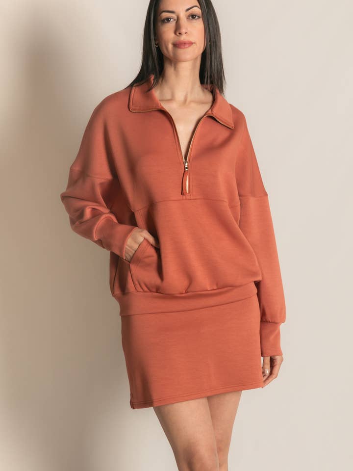 P. CILL – wholesale Sweatshirt - Dam – P. CILL Butter Modal tröja med dragkedja46