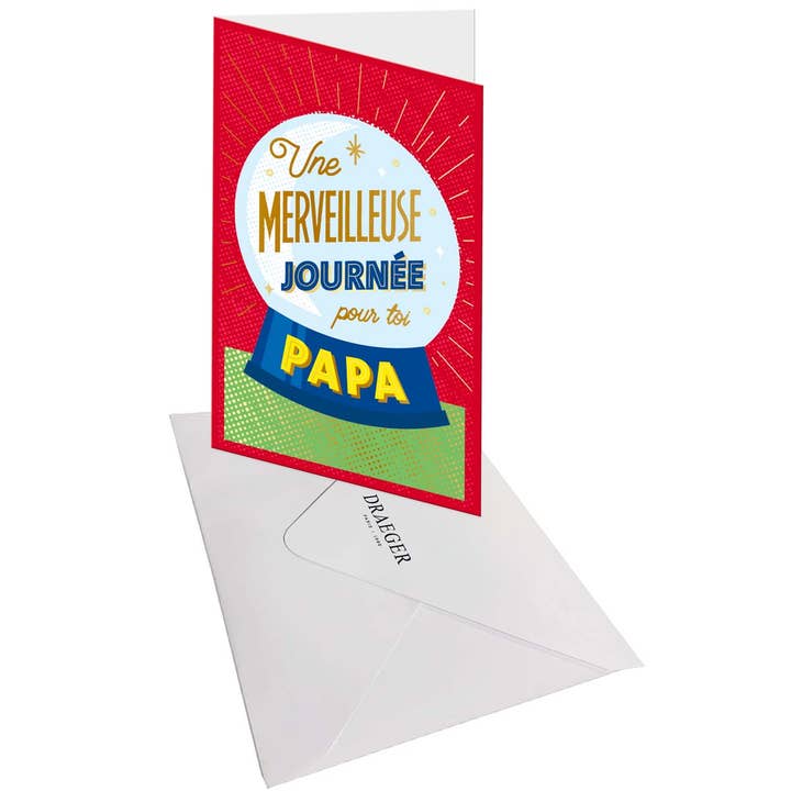 Draeger Paris - Wholesale Father's Day Card - Father's Day Card - A wonderful day for you Dad2