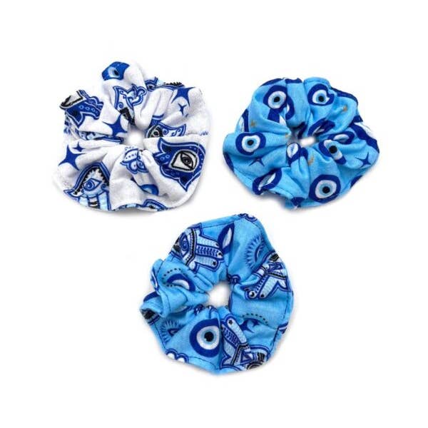 Evil Eye Scrunchie for wholesale by Gypsy Rose