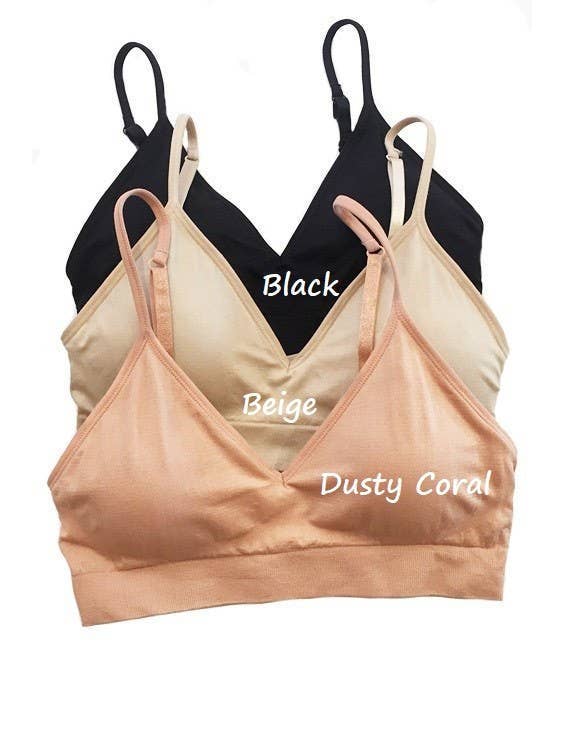 Vanilla Monkey - Wholesale Bralette - Women's - Plus Basic Seamless Bralette