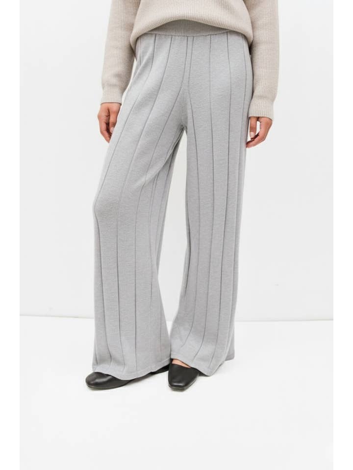 MOD REF - Wholesale Pants - Women's - The Lennon Pants | Wide Rib Lounge Pants6