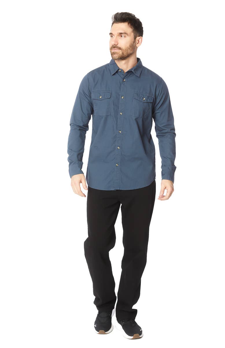 Hawk's Bay - Wholesale Button Down Shirt - Men's - MEN'S LONG SLEEVE TWILL COTTON CANVAS SHIRT4