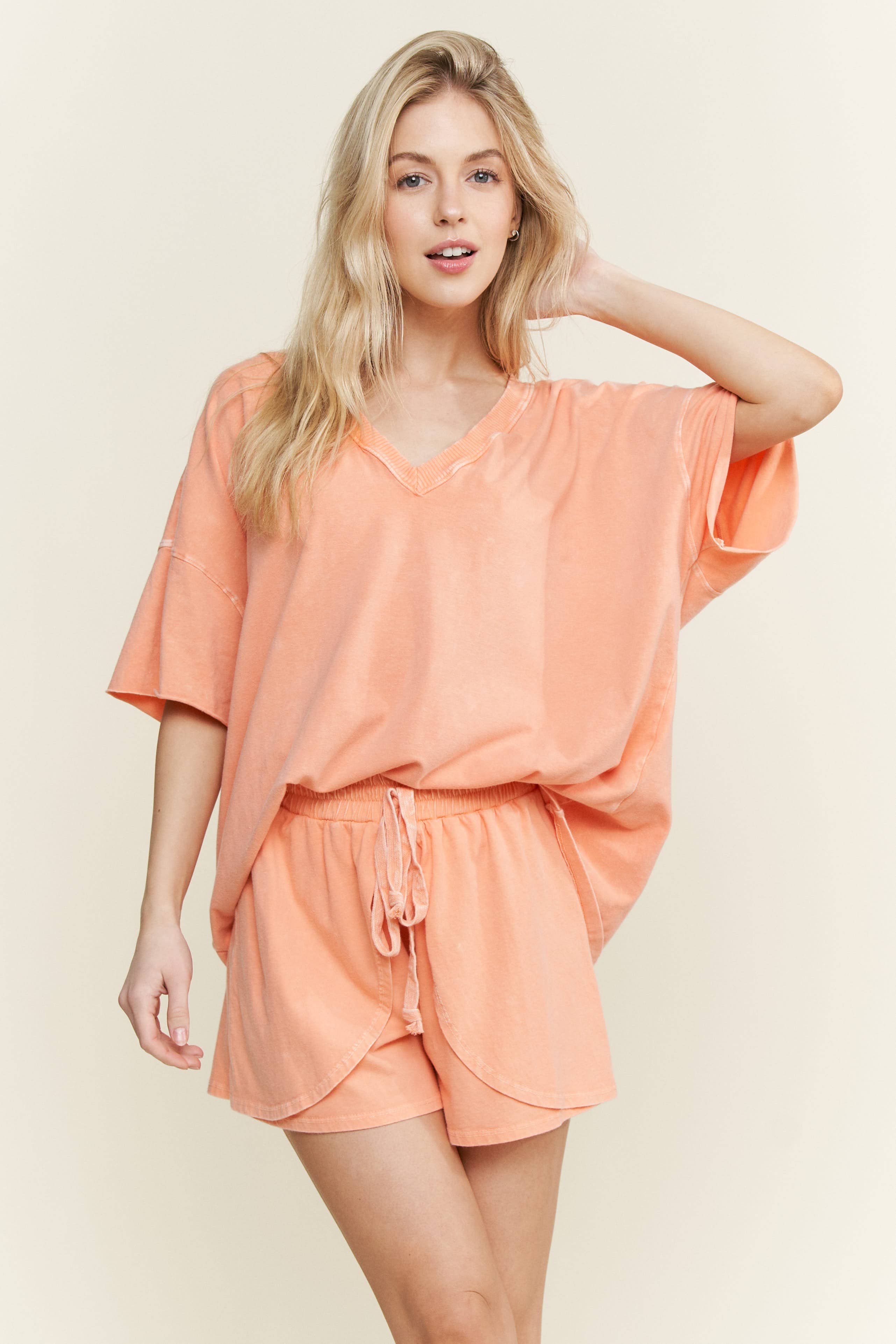 J.Her - Vendita all'ingrosso Gonna pantalone - Donna - MineralWash Pantaloncini Gonna Leggeri HP579113