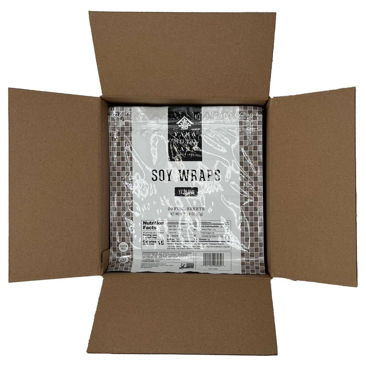 Ciao Imports - Wholesale DIY Food Kit - Yamamotoyama, Sushi Party Soy Wrappers, Turmeric Yellow, (10-Pack) 200 sheets4