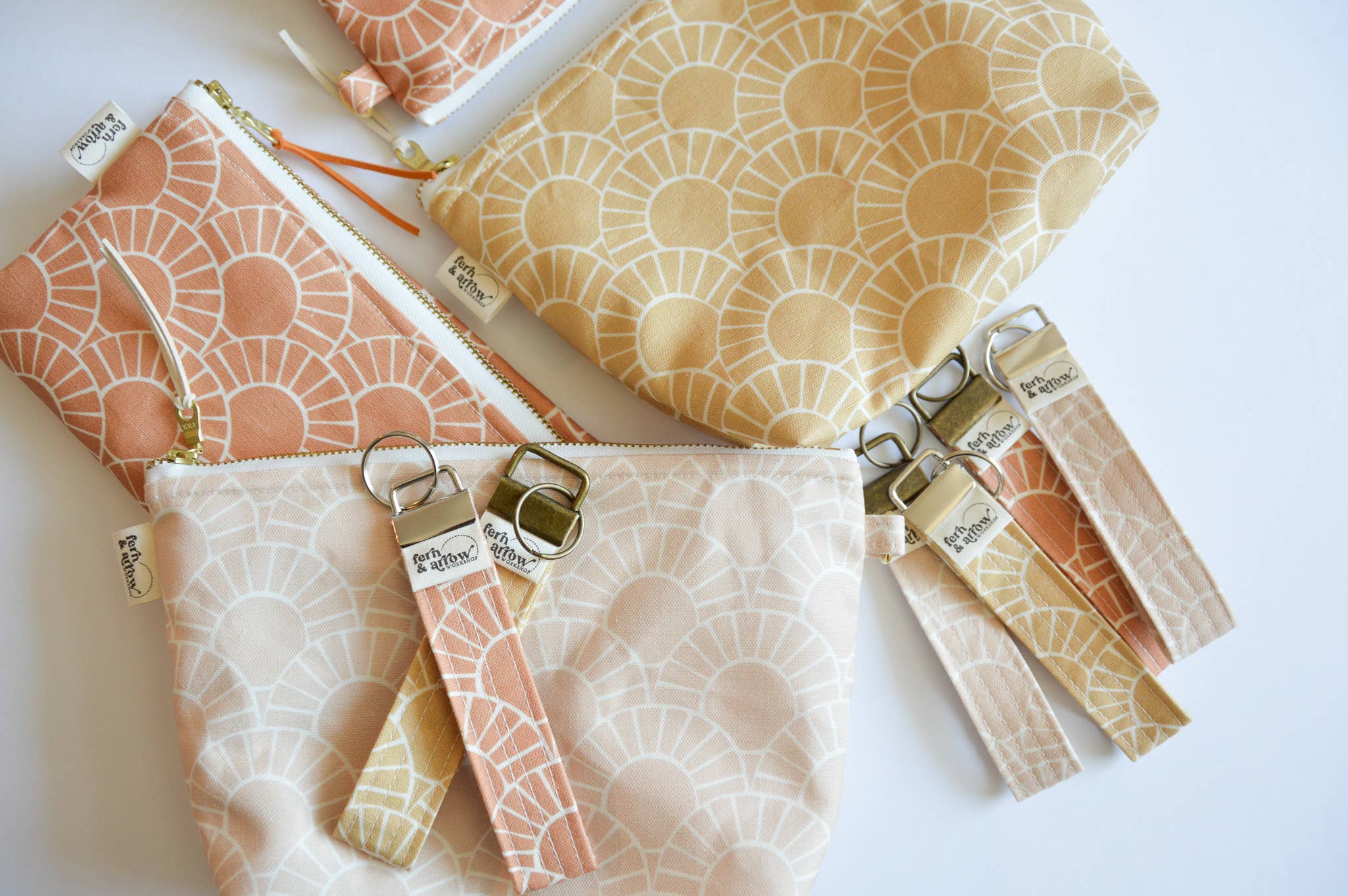 Fern & Arrow - Wholesale Wet Bag - Kids & Baby - Water Resistant PUL Wet / Dry Bag - Mosaic Sun3