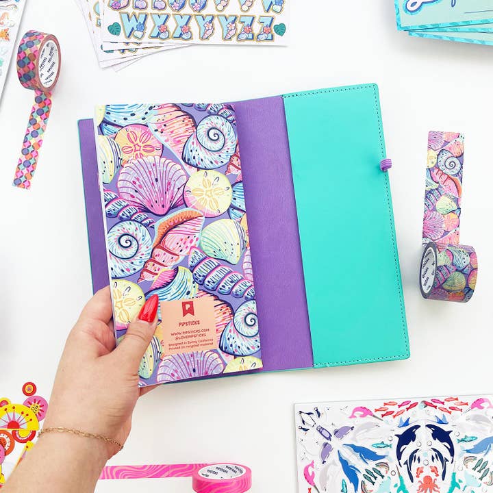 Pipsticks - Wholesale Notebook - SALE Happy Thoughts Traveler Notebook Cover