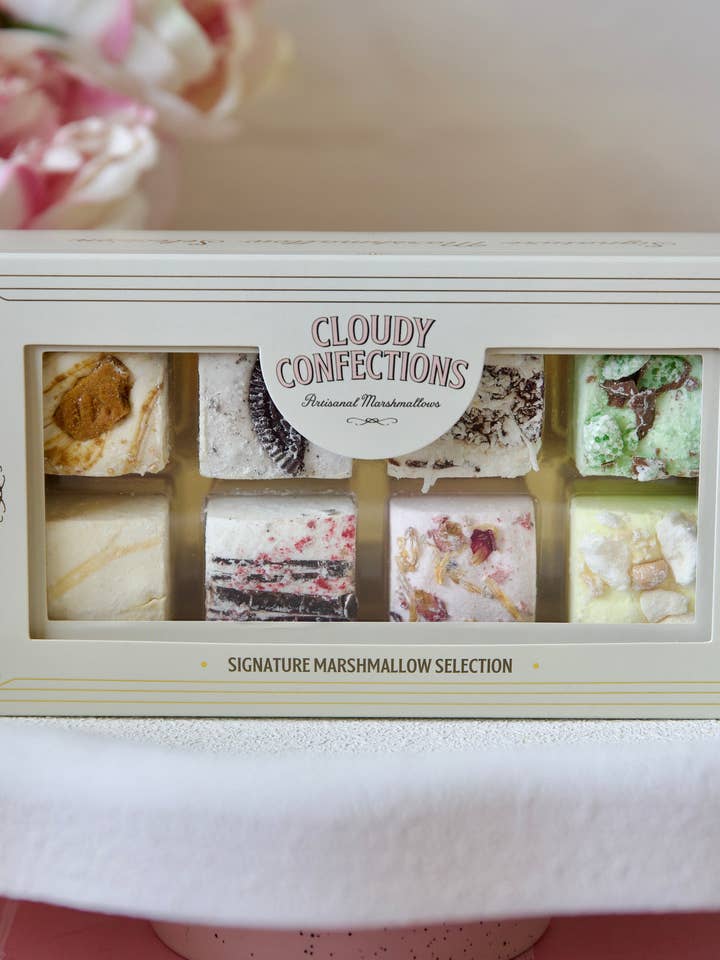 Signature Marshmallow Selection Box for wholesale by Cloudy Confections