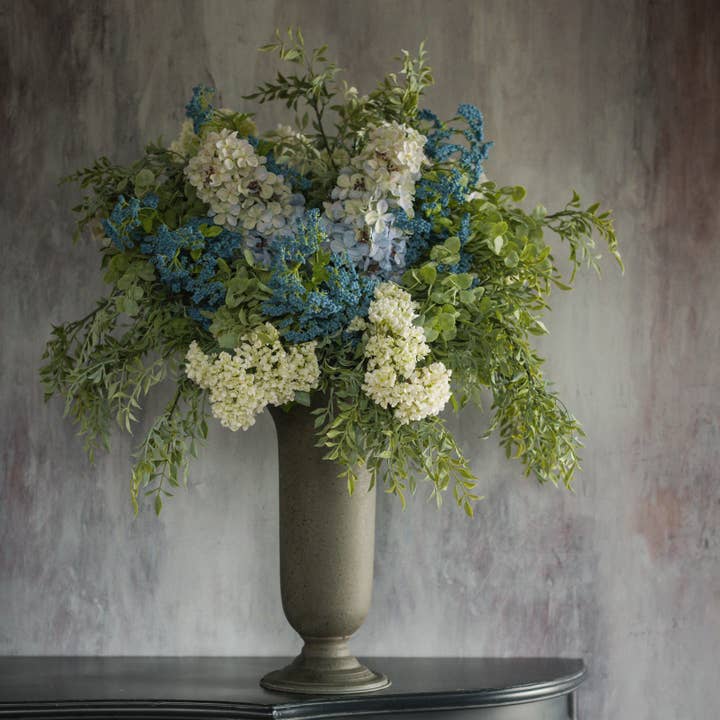 Ragon House - Wholesale Artificial Flowers - 25" WHITE HYDRANGEA SPRAY