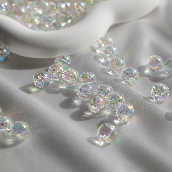 Moon Bunny - Wholesale Beads - Round Glitter Beads 10mm5