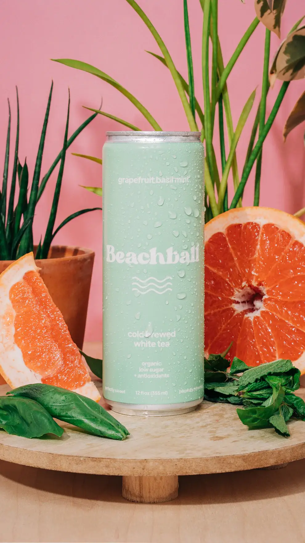 Beachball - Vendita all'ingrosso Tè freddo - Pompelmo, basilico, menta2