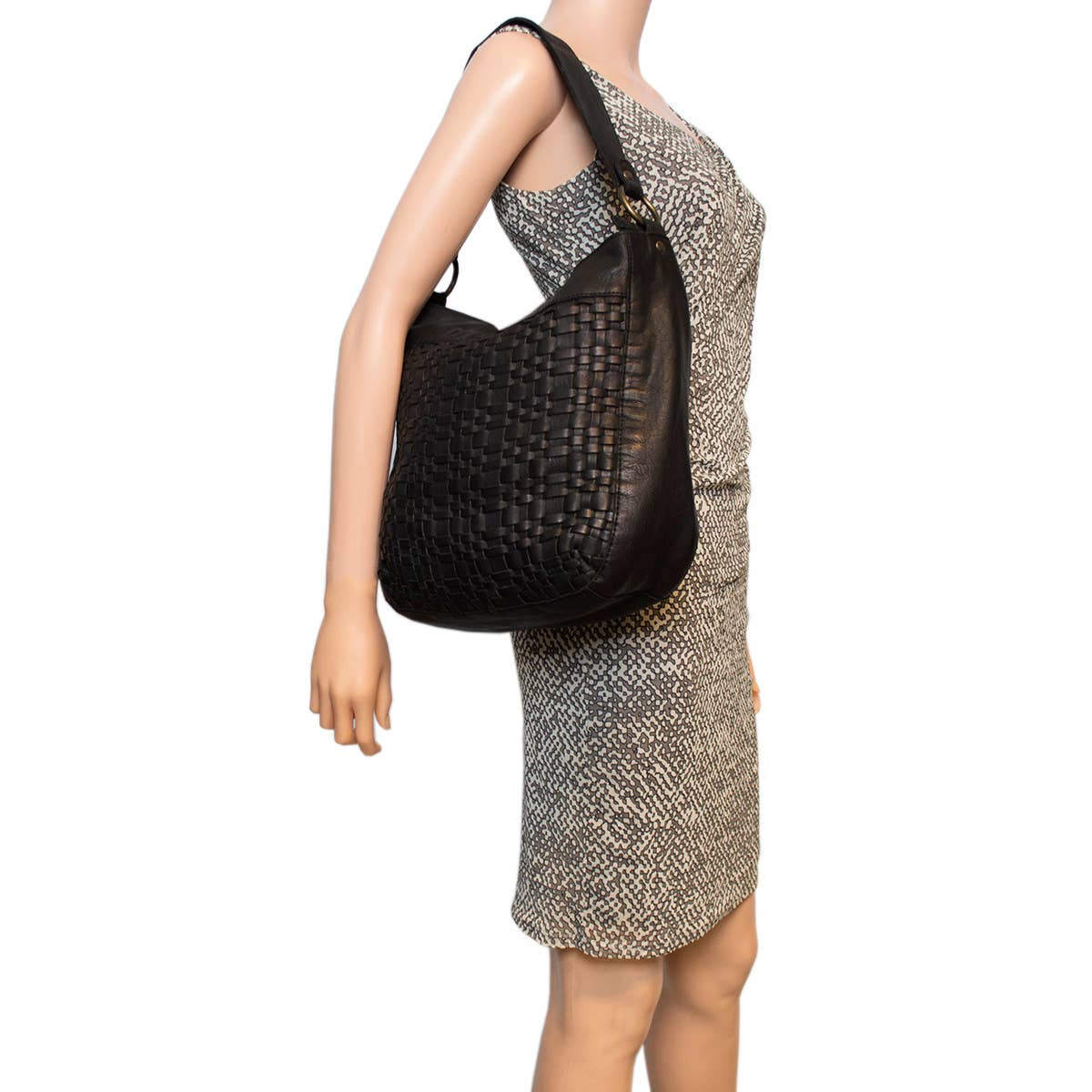 Arrigo - Wholesale Shoulder Bag - Women's - Arrigo Leather Shoulder Bag Made Of Supple Braided Leather4