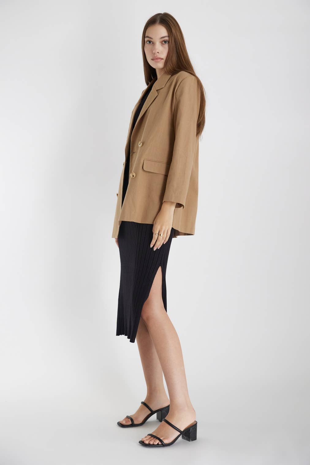MOD REF - Wholesale Blazer - Women's - The Arla Jacket | Oversized Linen Blazer12