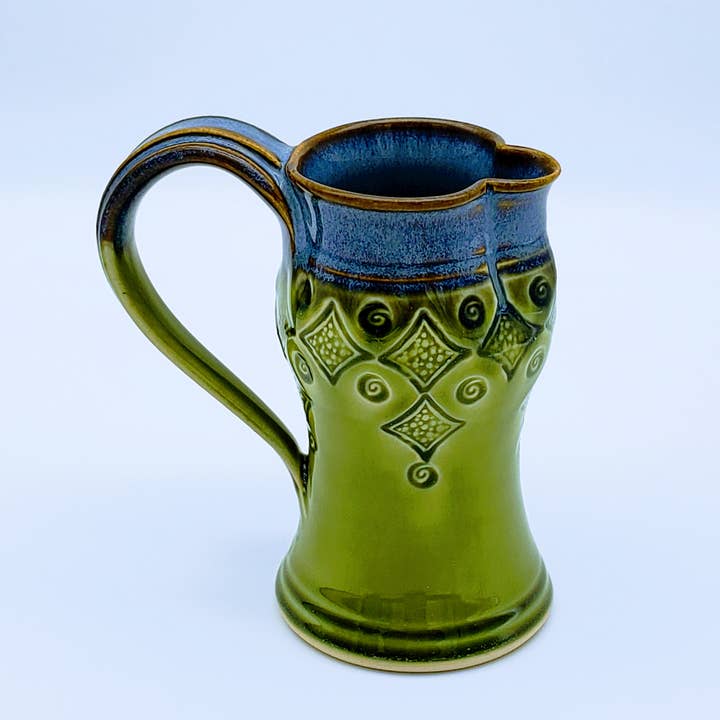 Plays in Mud Pottery - Wholesale Pitcher - Creamer Handmade Small Stoneware Pitcher Made to Order