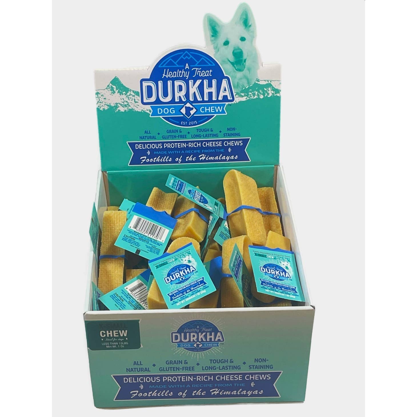 Durkha Dog Chew - Vendita all'ingrosso Snack - Cani - PDQ da masticare per cani Durkha da 7 once - Jumbo2