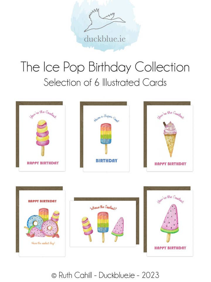 Ice Pop verjaardagscollectie voor wholesale door Duck Blue®