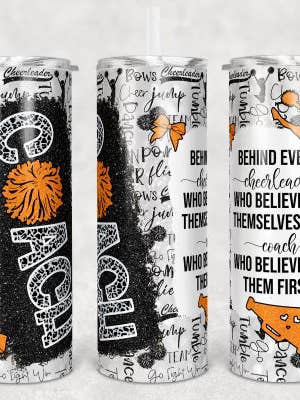 20oz Cheerleading Coach Tumbler for wholesale by Creative Queen Boutique