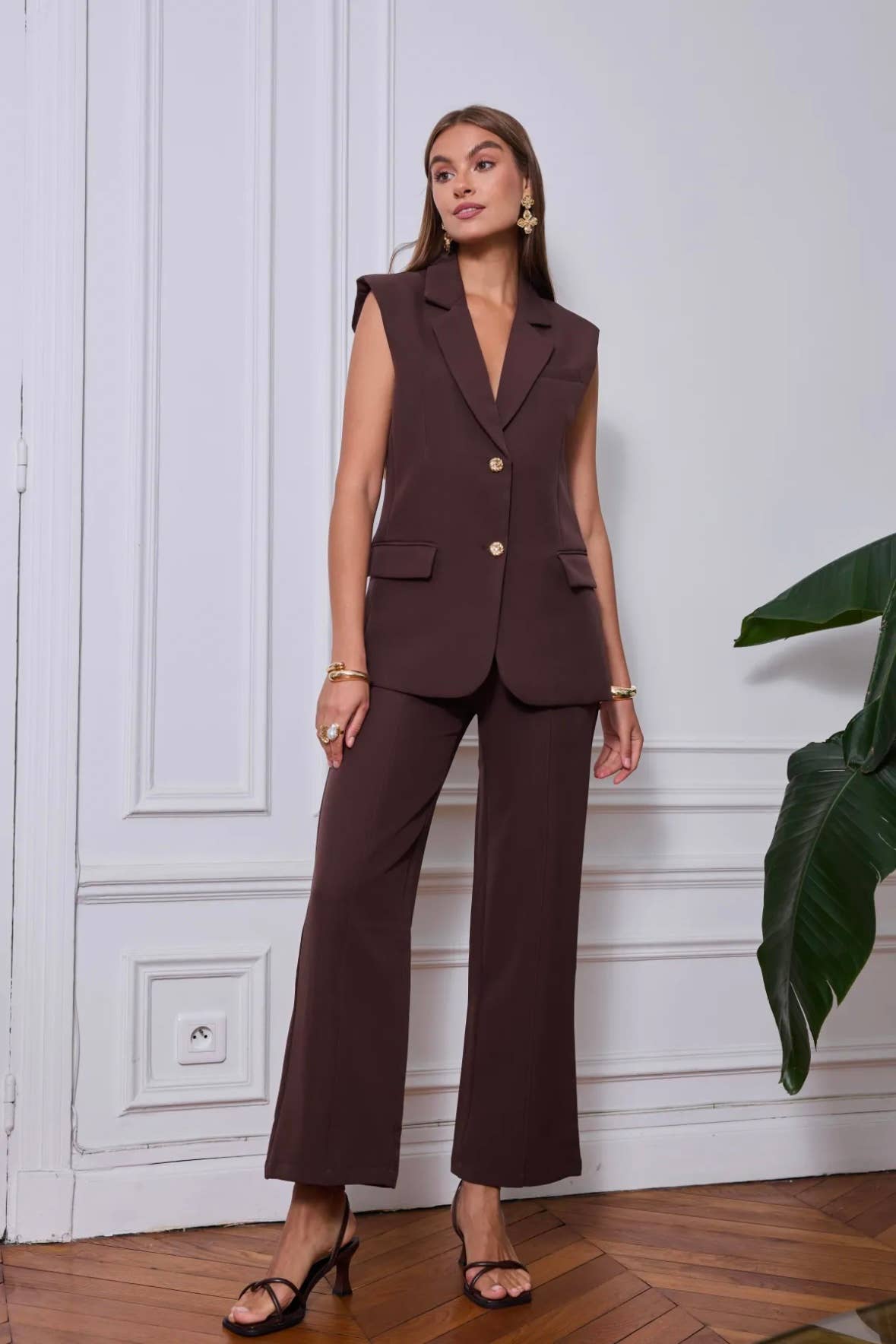 Frime – Calças - Mulher por atacado – Calças retas - 32182