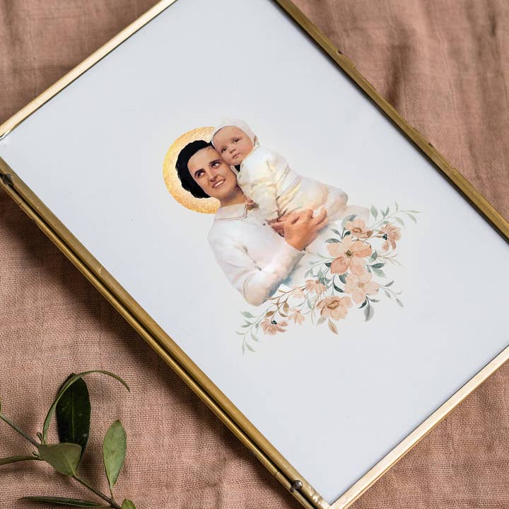 St. Gianna Molla Print for wholesale by Raising Faith Prints
