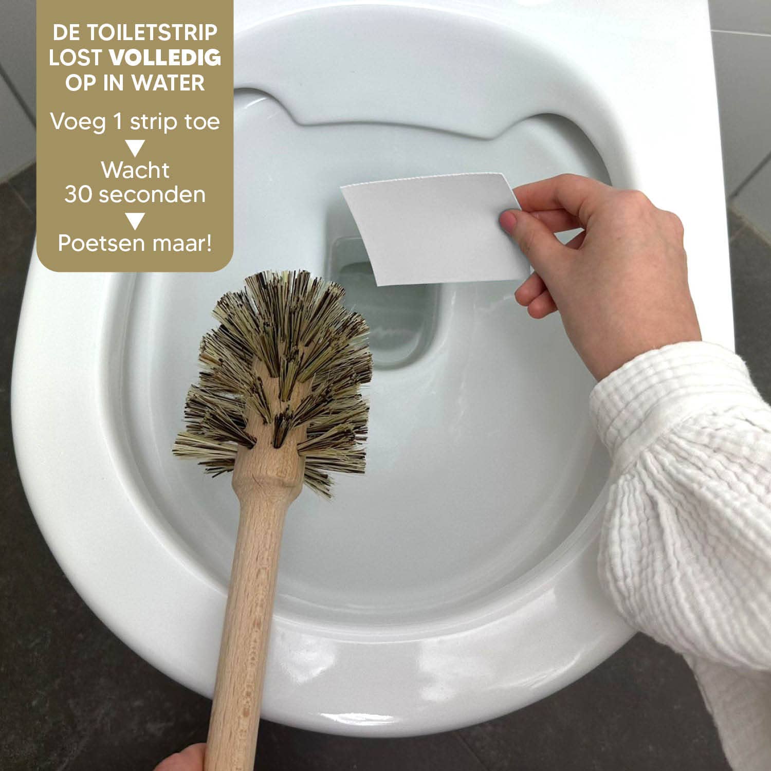 holistic-life - Wholesale Wc-papier - Milieuvriendelijke Toiletreiniger Strips - 50 Vellen1