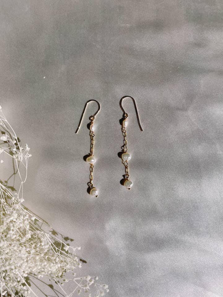 Emma Pearl Drops for wholesale by Bezalel and Co