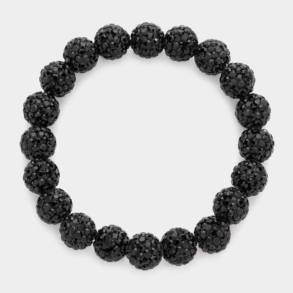 Sensibling Corp. – wholesale Beaded bracelet – Shamballa Ball Beaded Stretch Bracelet13