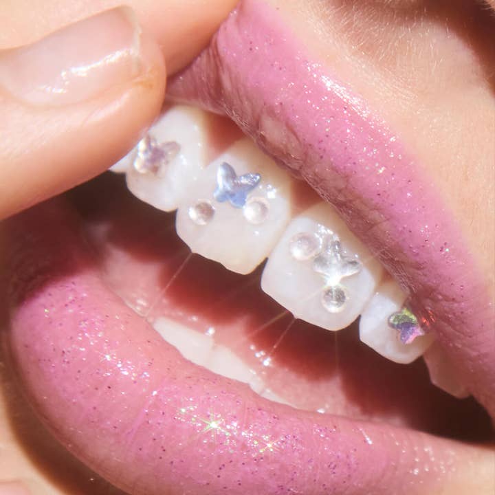 Never Have I Ever - Wholesale DIY craft kit - Butterfly Glam - DIY Tooth Gem Kit