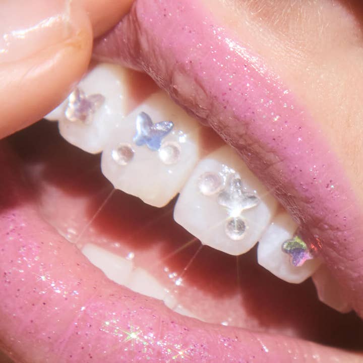 Never Have I Ever - Wholesale DIY Craft Kit - Butterfly Glam - DIY Tooth Gem Kit0