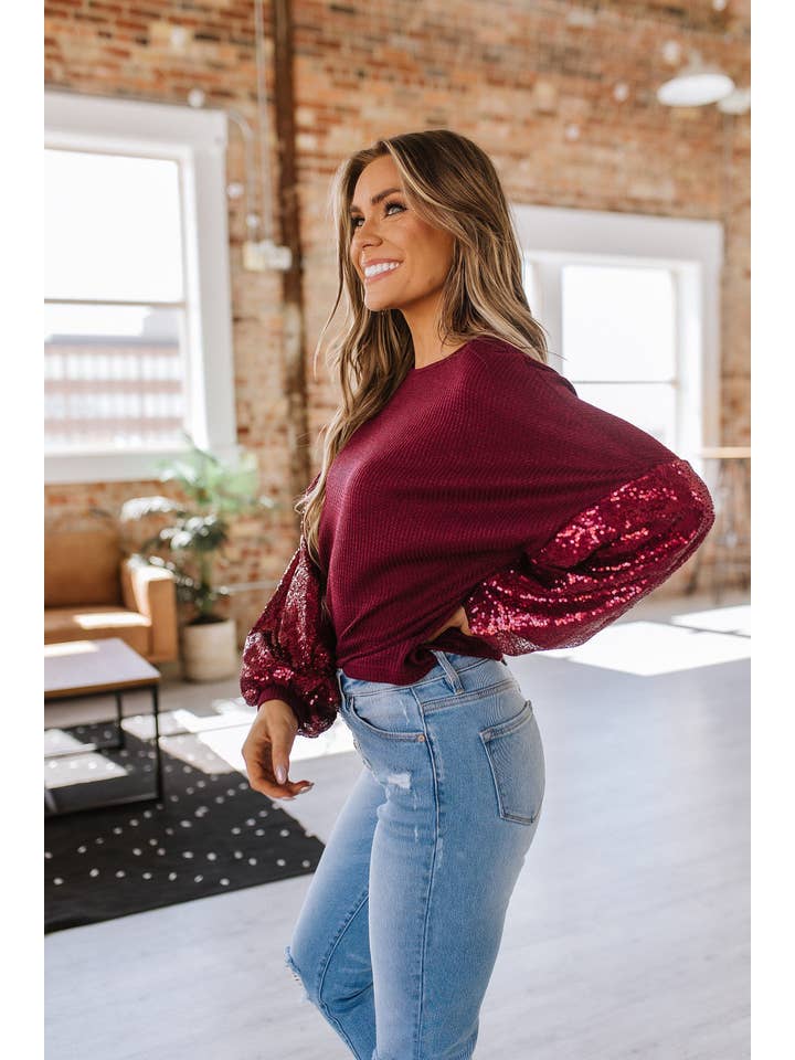 Liam & Company - Wholesale Blouse - Women's - Katalina Backless Sequin Top | S-2XL