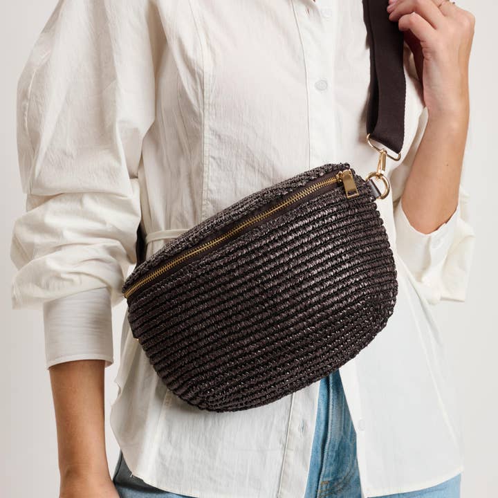 Gizelle - Bolso Riñonera de Cuadros Grandes para venta al por mayor de Moda Luxe