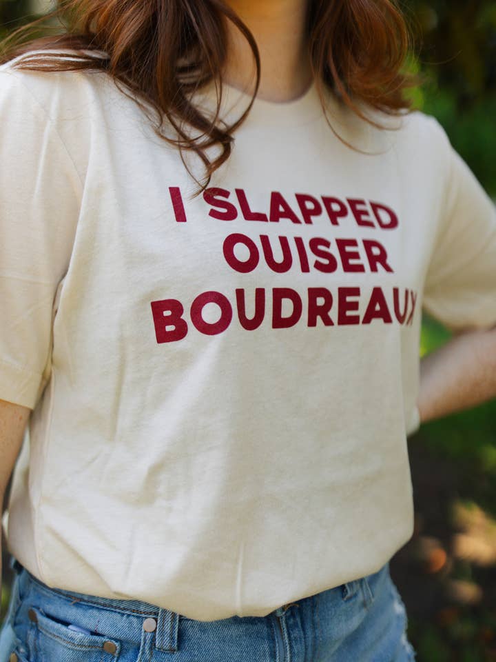 Camiseta I Slapped Ouiser Boudreaux por atacado de Sweet Baton Rouge