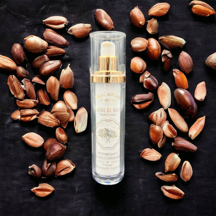 Firming night cream with organic argan oil 50 ml for wholesale by Bodensee Cosmetics