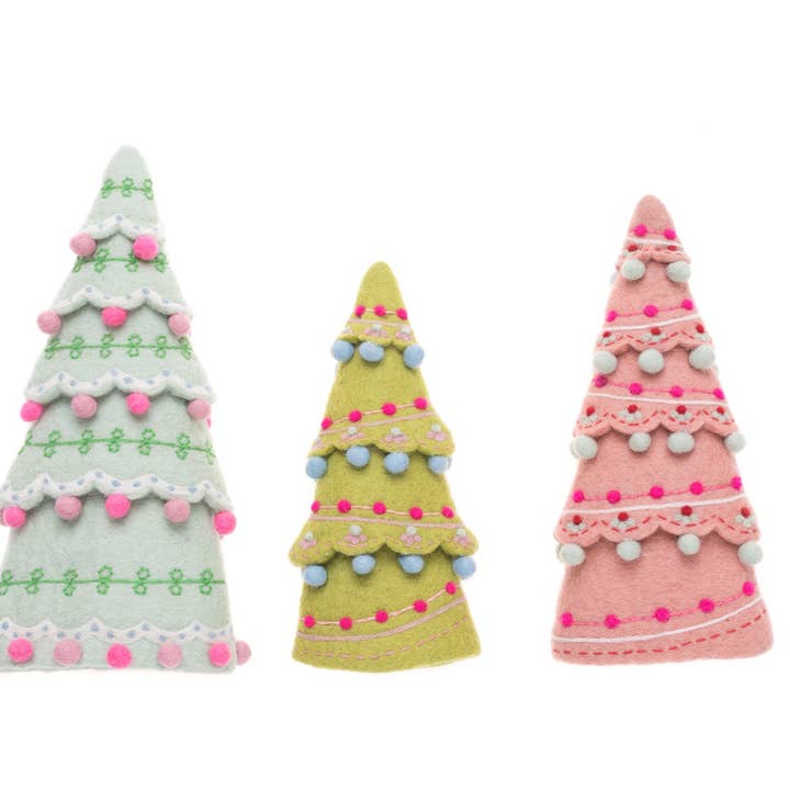 Sugar Plum Tree Set - Candy Colors Set of 3 for wholesale by French Knot