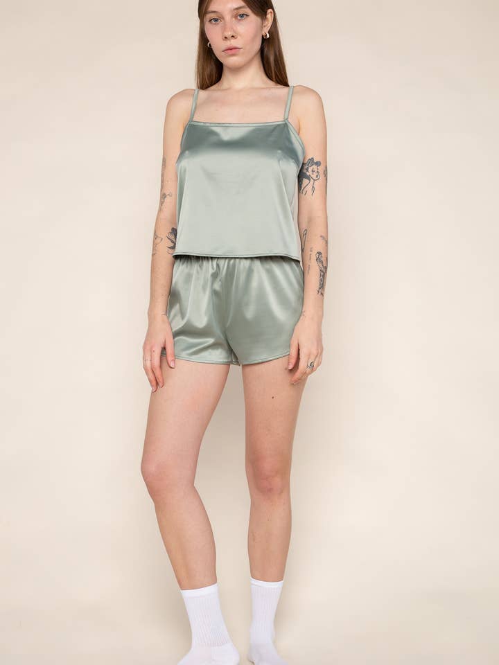 NLT - Wholesale Lounge Shorts - Women's - Satin Shorts4