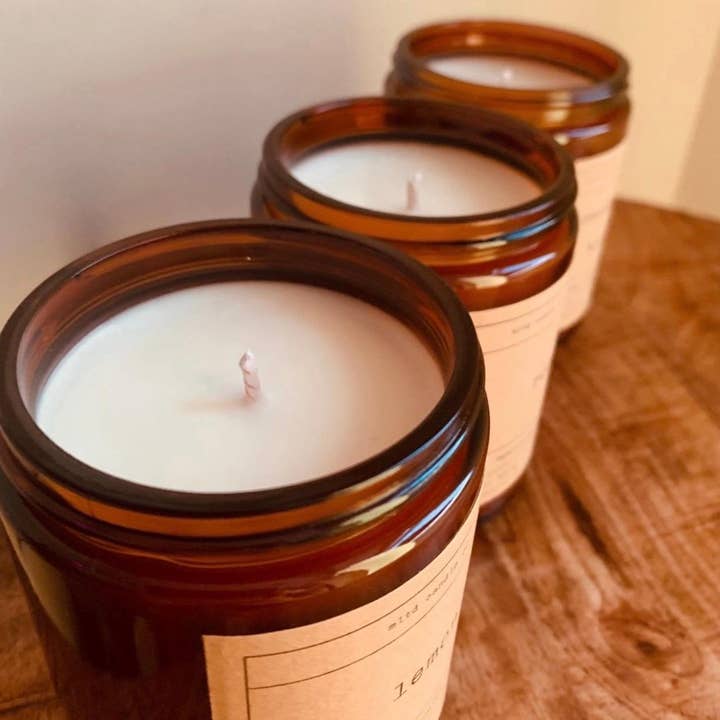 MLTD Candle Co. - Wholesale Jar/Filled Candle - Sandalwood Blossom Soy Candle: Cactus Flower, Coconut Scent3