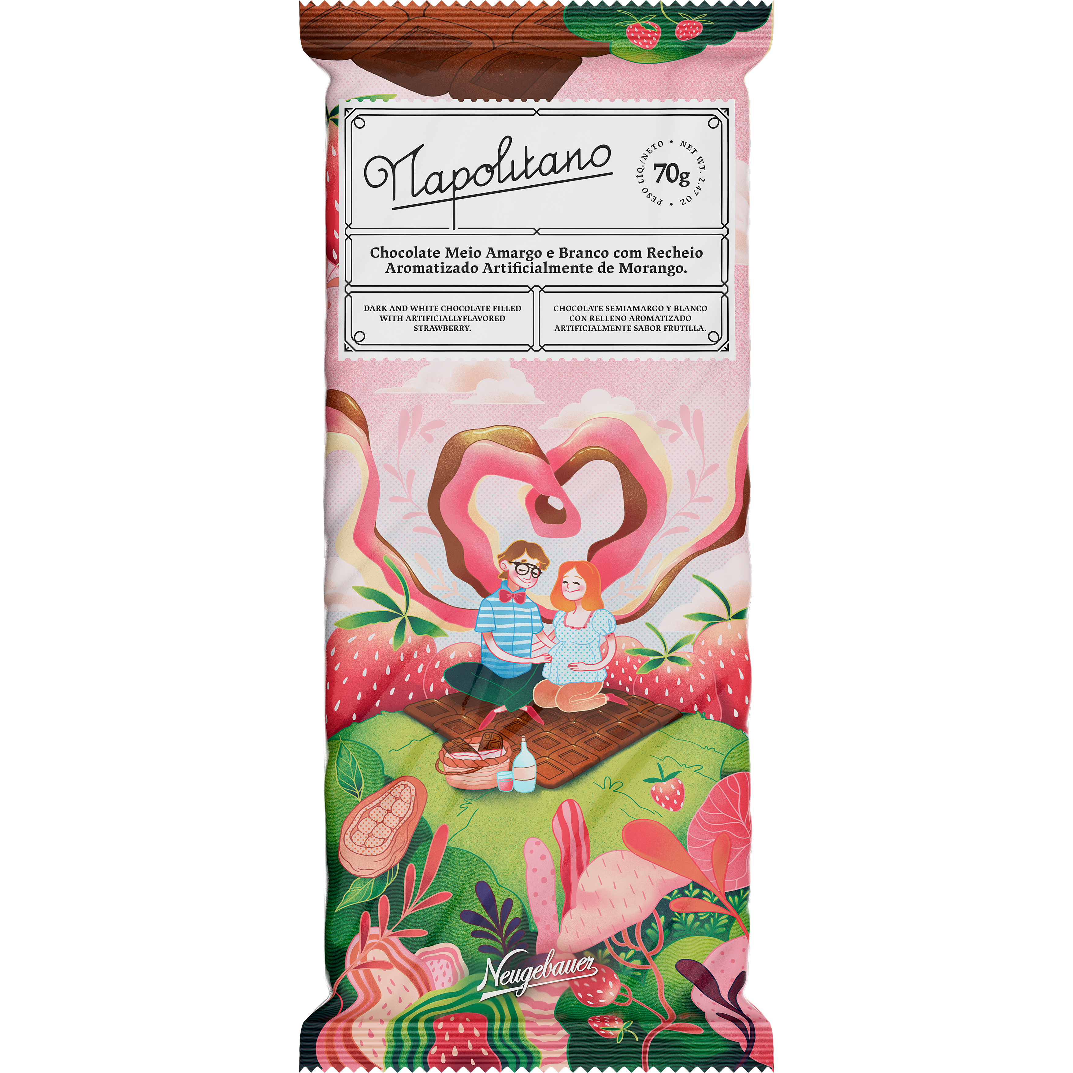 Neugebauer Chocolates - Venta al por mayor Chocolate - Bar Napolitano 701