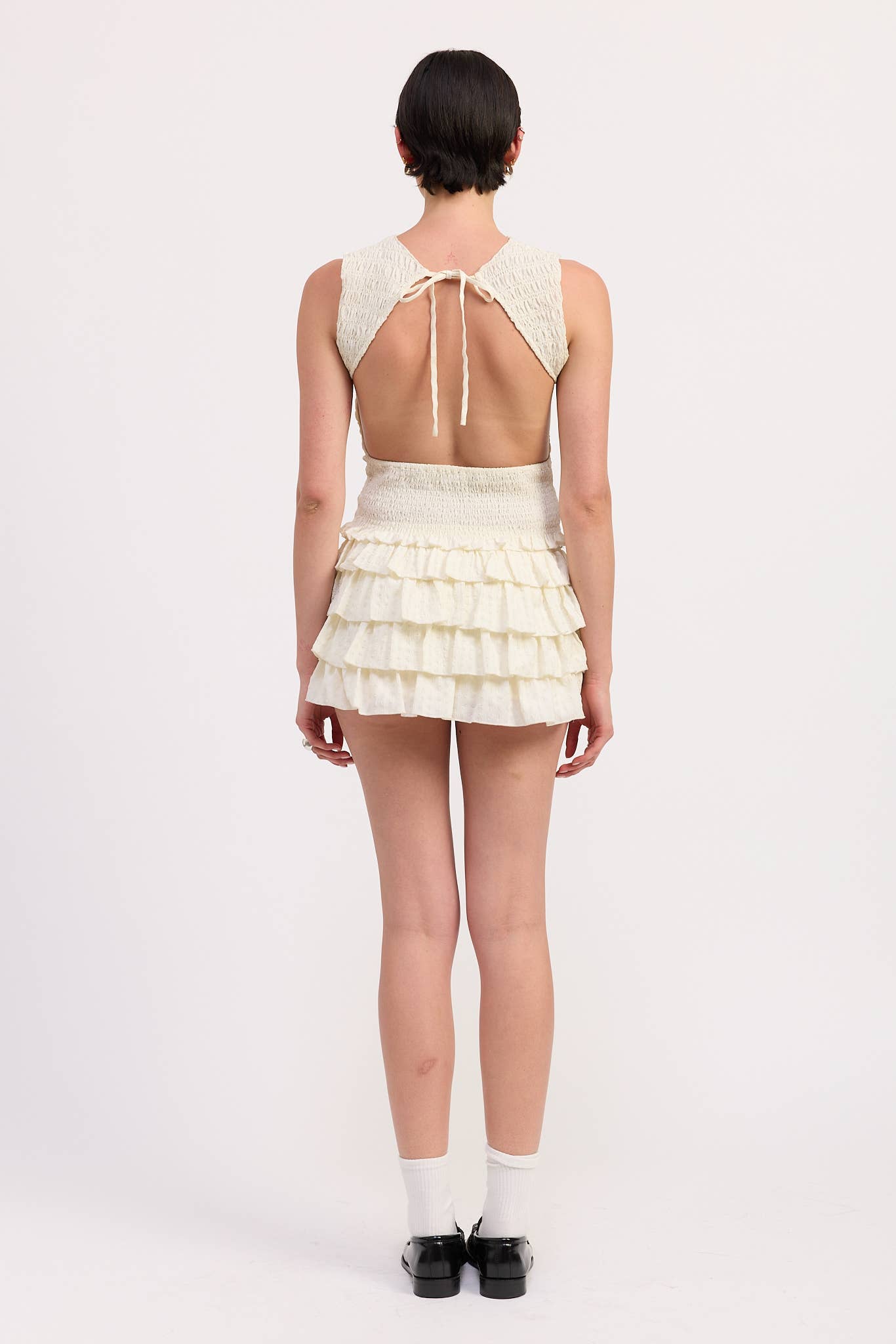 Emory Park - Wholesale Blouse - Women's - SMOCKED SLEEVELESS TOP WITH OPEN BACK5