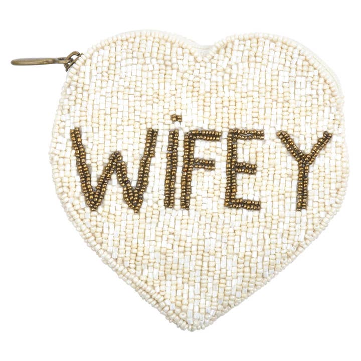 Essential Pouch Heart Wifey for wholesale by Bamboo Trading Company