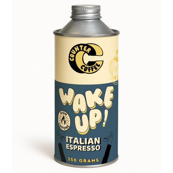 Counter Coffee – wholesale Coffee beans – Wake Up! Espresso Tin1