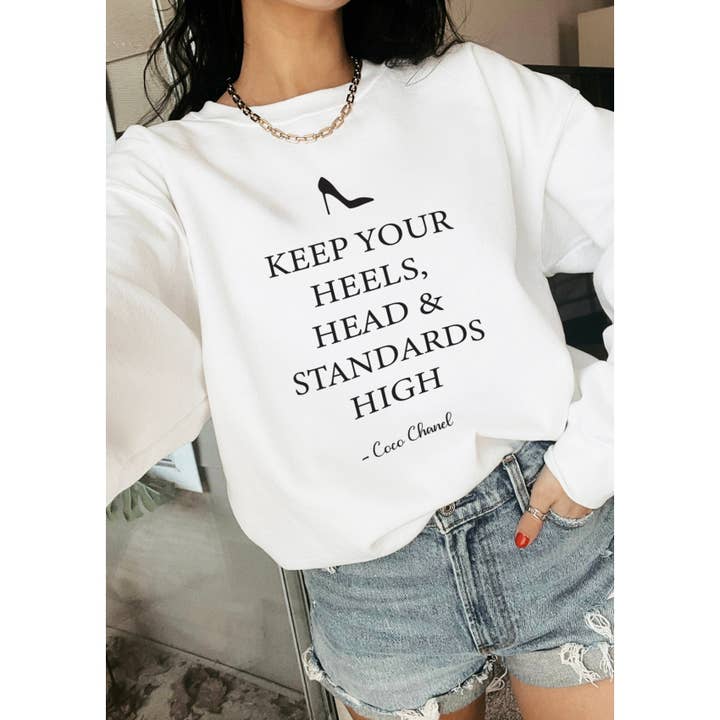 HUC-L4709 Bevar dine hæle grafisk sweatshirt for engroshandel hos Nobrand