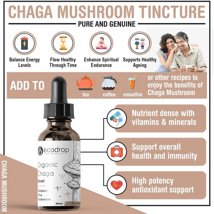 Eco Drop - Wholesale Voedingssupplement/vitamine - Biologische Chaga paddestoel1