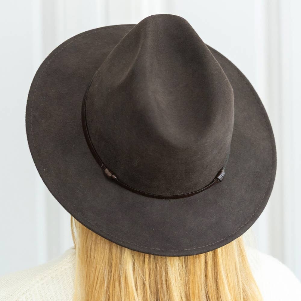 TRAVAUX EN COURS... - Wholesale Fedora - Women's - FELT HAT - leather band, sewn brim37