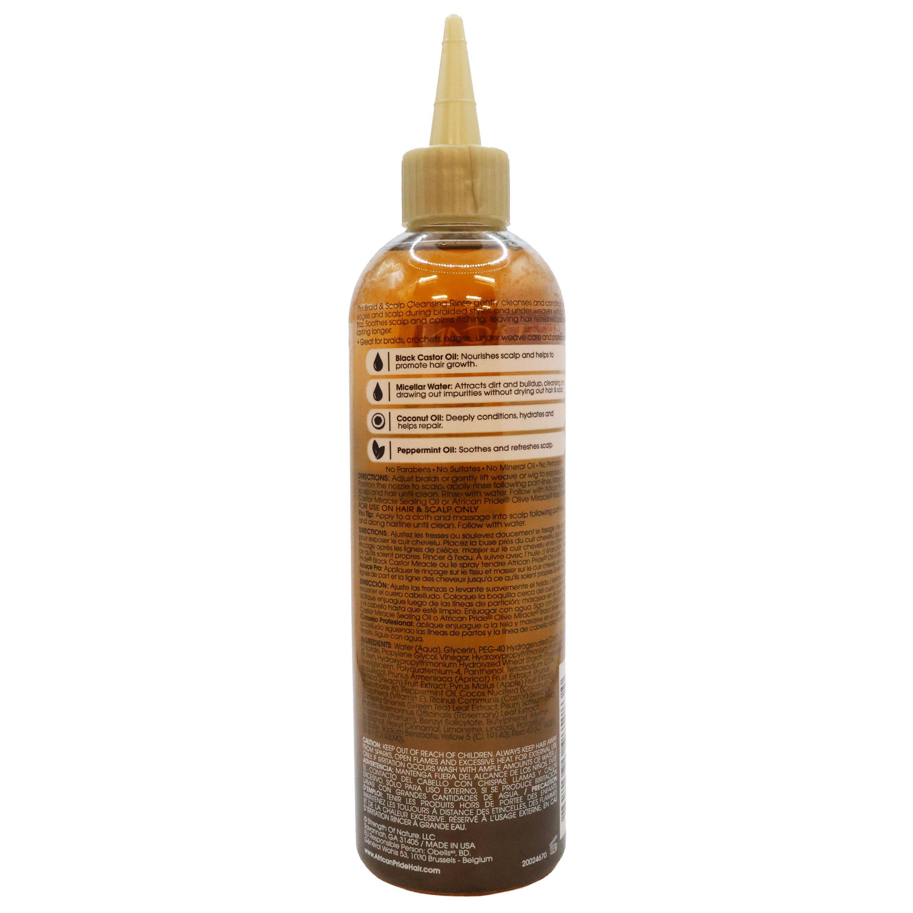 KT Supply - Wholesale Scalp/Hair Treatment - African Pride BCM Braid&Scalp Cleansing Rinse 12oz1