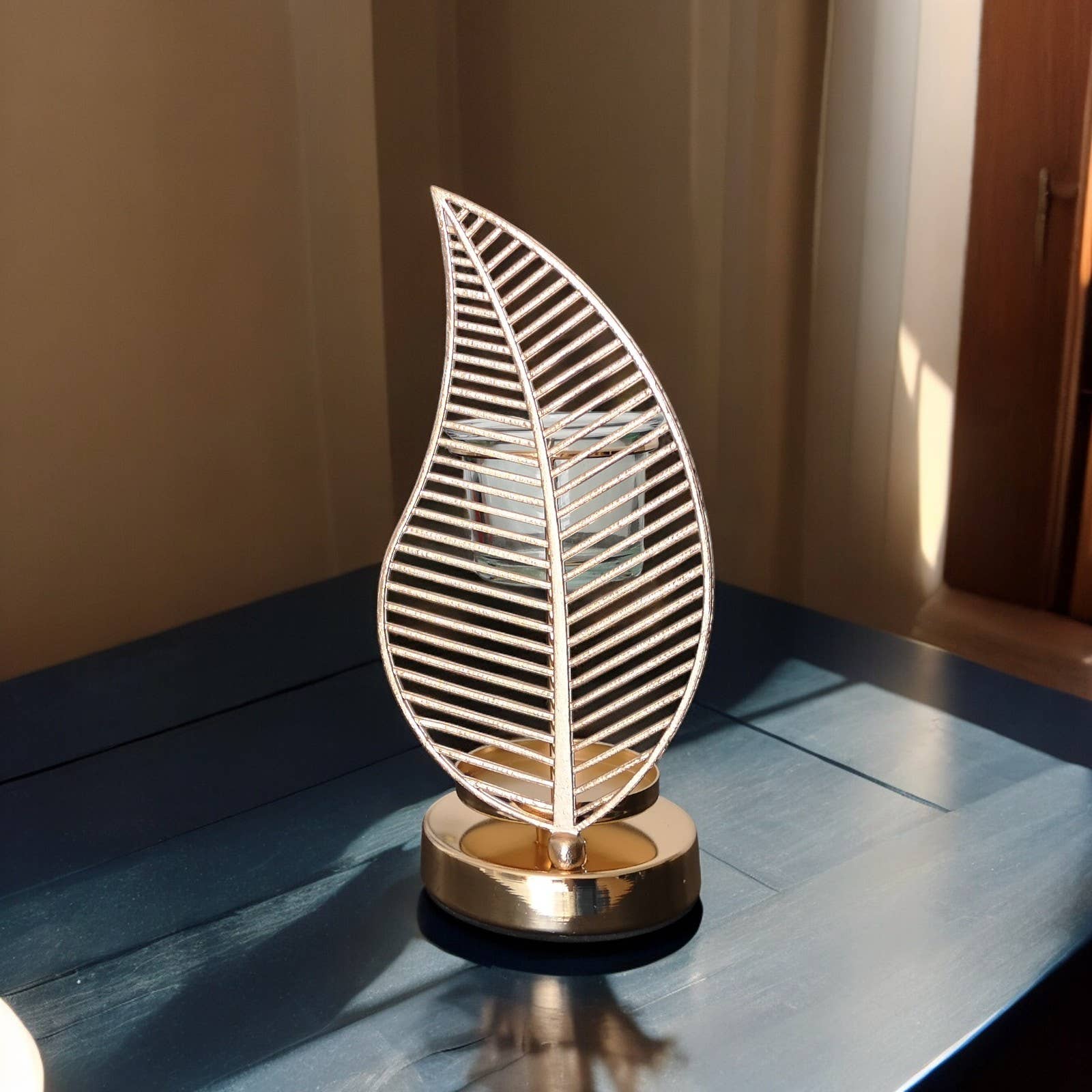 Zen'Arôme - Wholesale Oil Warmer - Oil Burner and Scented Wax Melter Palm Metal and Ceramic4