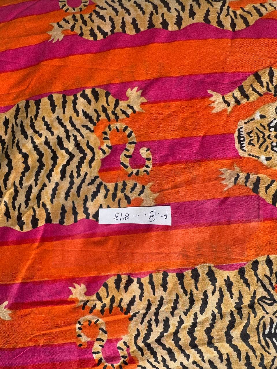 bhavnas boutique - Wholesale Fabric Paint - Tiger Print Dressmaking Fabric Cotton Fabric Women Clothing2