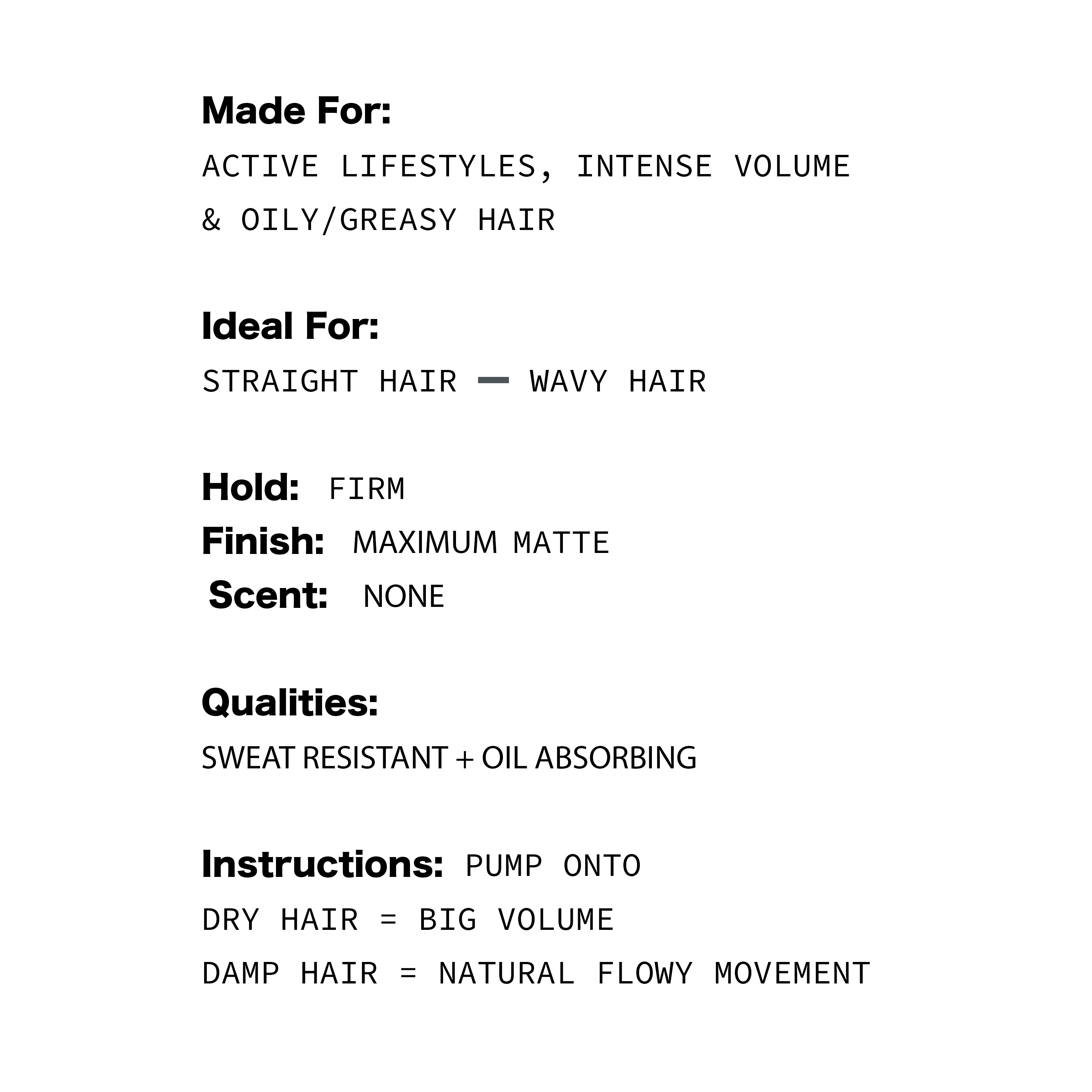 ORTAHAUS Reserve - Wholesale Hair Volumizing Product - Corriedale Styling Powder/ Dry Shampoo6