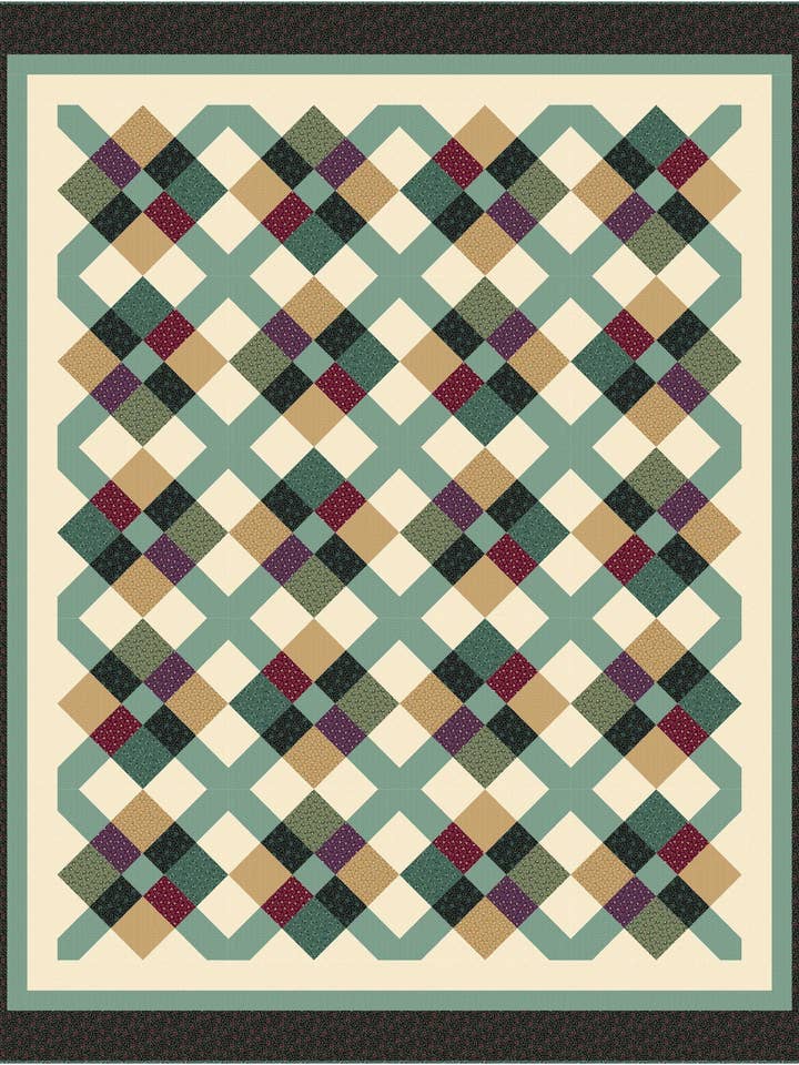 Quiltmuster von Abby's Song Queen für den Großhandel von PhoebeMoon Designs